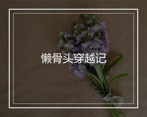 懒骨头穿越记