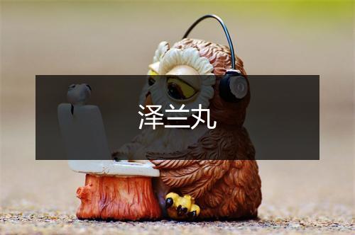 泽兰丸