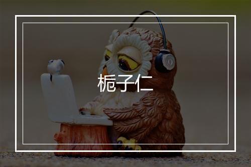 栀子仁