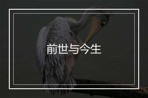 前世与今生