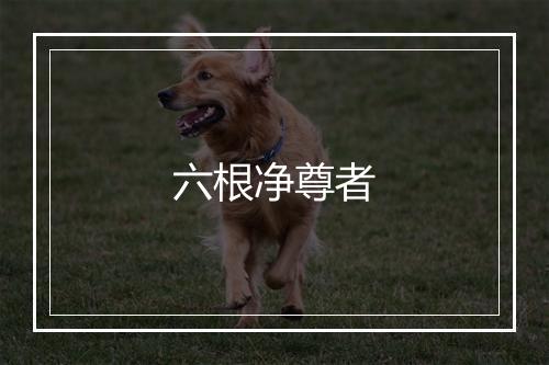 六根净尊者