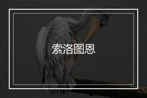 索洛图恩