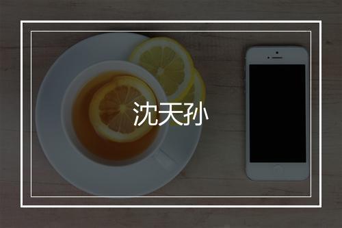 沈天孙