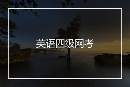 英语四级网考