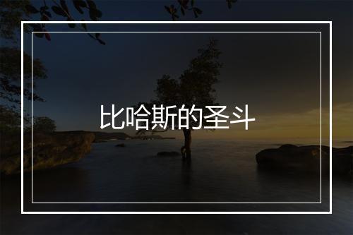 比哈斯的圣斗