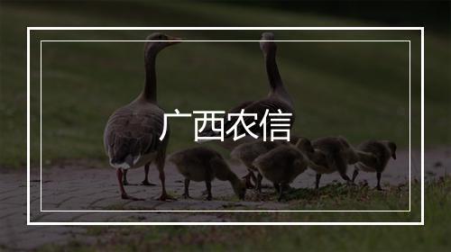 广西农信