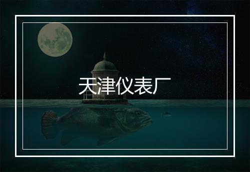 天津仪表厂