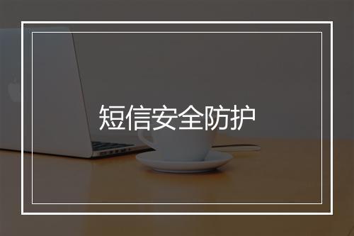 短信安全防护