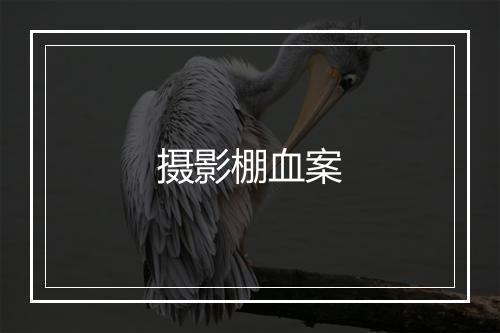 摄影棚血案