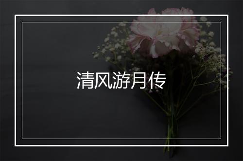 清风游月传