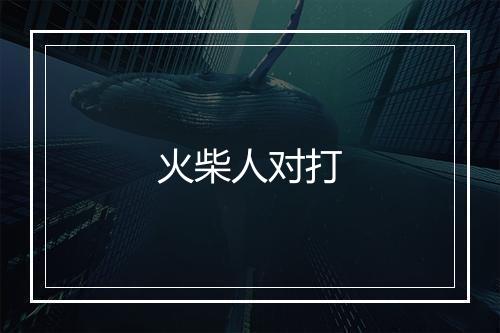 火柴人对打