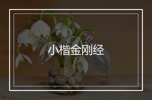 小楷金刚经