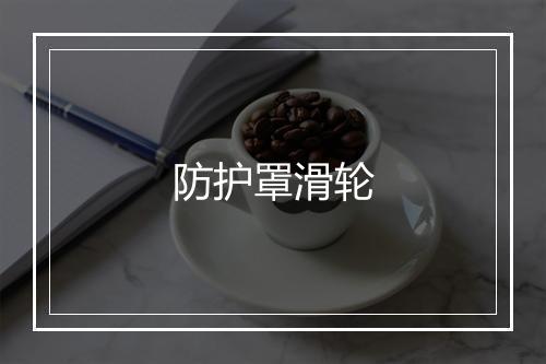 防护罩滑轮