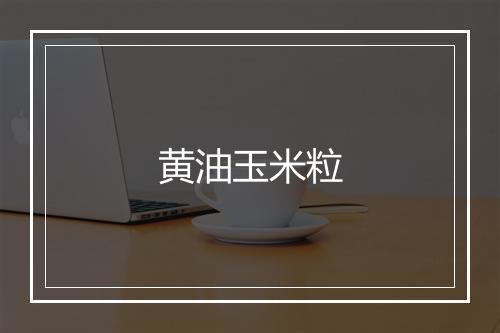 黄油玉米粒