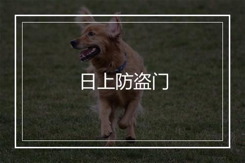 日上防盗门