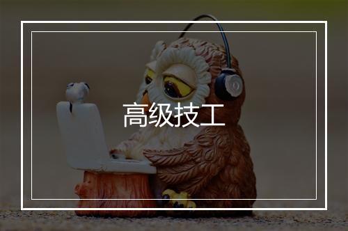 高级技工