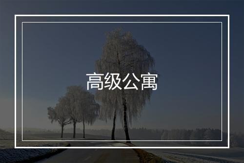 高级公寓