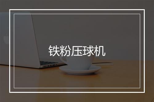 铁粉压球机