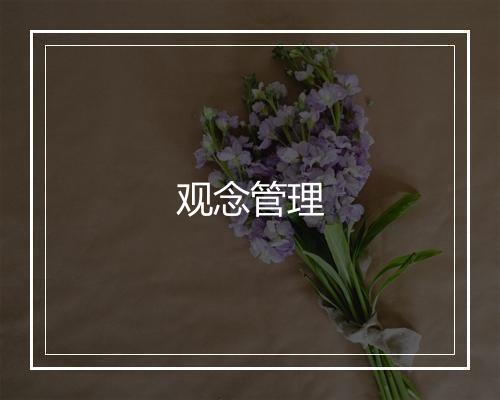 观念管理