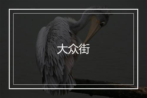 大众街