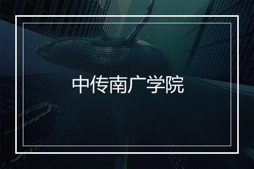 中传南广学院