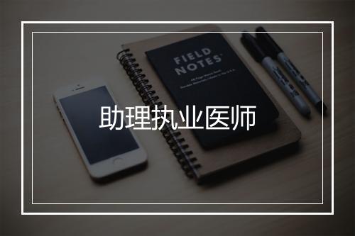 助理执业医师