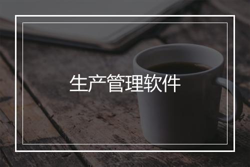 生产管理软件