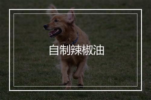 自制辣椒油