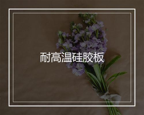 耐高温硅胶板