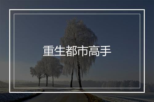 重生都市高手