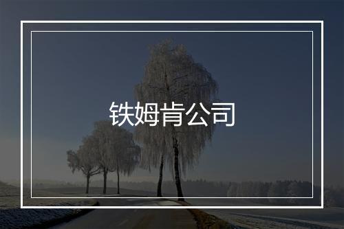 铁姆肯公司