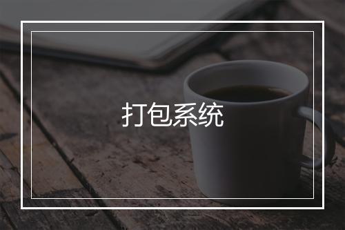 打包系统