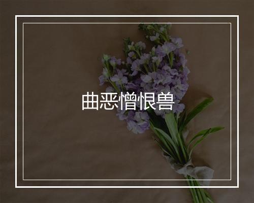 曲恶憎恨兽