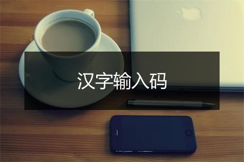 汉字输入码