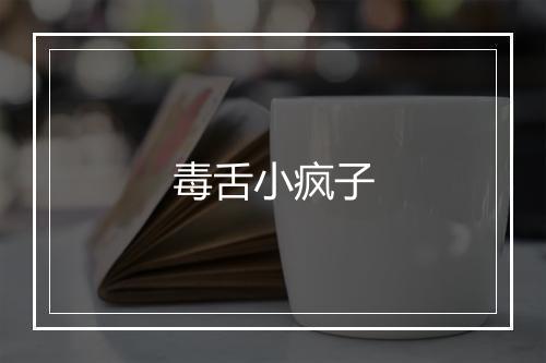 毒舌小疯子