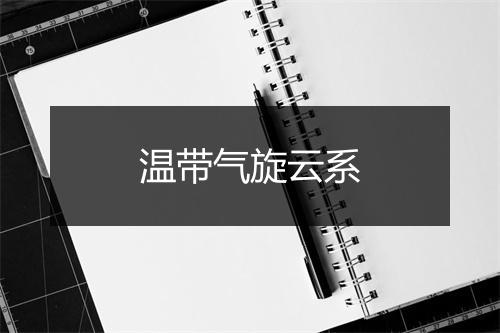 温带气旋云系