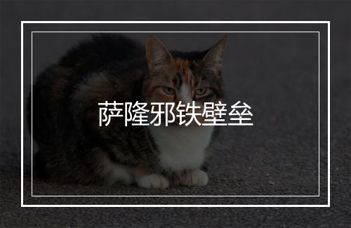 萨隆邪铁壁垒