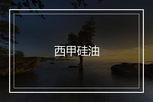 西甲硅油