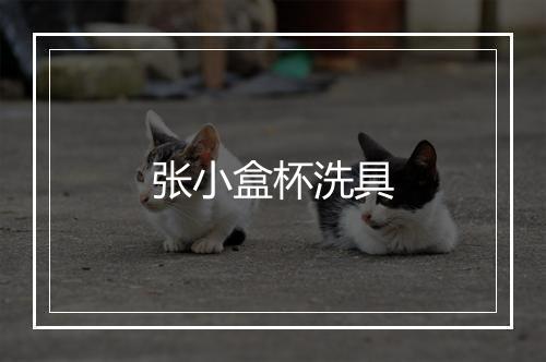 张小盒杯洗具