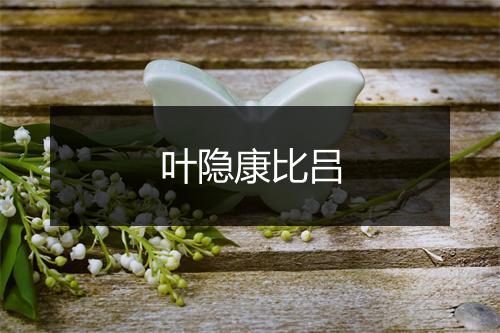 叶隐康比吕