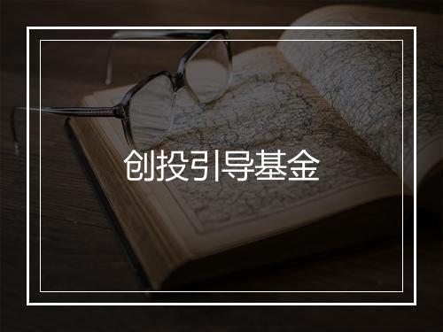 创投引导基金