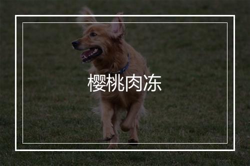 樱桃肉冻