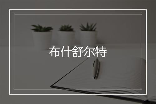 布什舒尔特