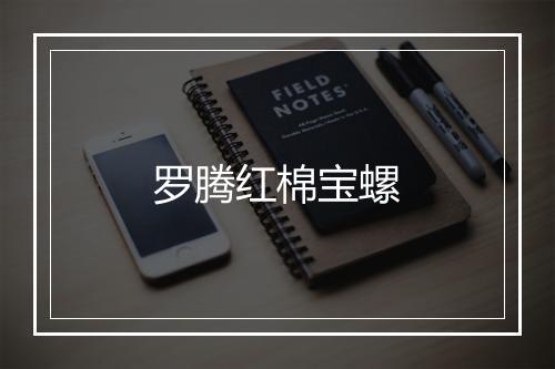 罗腾红棉宝螺