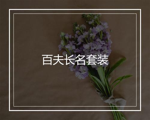 百夫长名套装